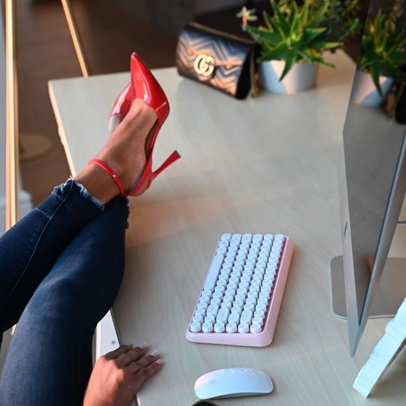 March Fisher, Serano Sculpted Heels, Medium Red - Picture 9 of 14
